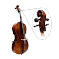 Miniatyrbillede 4 af 5: 4 stk. Professionelle Violin Tuning Pegs Violin Dele Tuning Pegs Violin Tilbehør (sort)