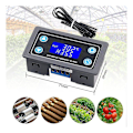 Miniatyrbillede 4 af 5: Digital temperaturregulator 12v 24v LCD-display digital termostat høj præcision temperaturstyringsmodul køling opvarmning automatisk panel
