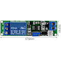 Miniatyrbild 2 av 5: DC 12V Timer-relämodul, Högprecision Justerbar Fördröjning