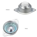 Miniatyrbilde 3 av 5: 8 Pakk Nylon Ball Caster Hjul for Møbler eller Skap, Møbelhjul, Overføringshjul i Nylon og Rustfritt Stål for Møbler