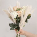 Miniatyrbillede 4 af 5: 30 stk. Pampas Naturlig Græs Reed Plume Tørrede Blomster Phragmites Buket Høj Real Touch Naturlige Fjer Til Bondehus Kontor Soveværelse Bryllup Rustik Dek