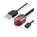 Miniatyrbild 3 av 4: IR-förlängare infraröd repeater fjärrkontroll mottagare sändare IR fjärrkontroll repeater USB-kontakt för box