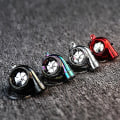 Miniatyrbilde 4 av 5: Elektrisk Mini Turbo Turbolader Nøkkelring Spinning Turbine Nøkkelring Anheng