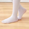 Miniatyrbillede 5 af 5: Pink Børn Piger Fløjls Ballettights Danse Sokker Mikrofiber Sokker Professionel Dans M