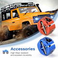 Miniatyrbilde 4 av 5: 4 stk. Aluminium 6mm Tykkelse Hjul Hex 12mm Drivnav med Pinner Skruer for RC Bil Crawler Lastebiler Slash
