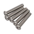Miniatyrbilde 1 av 5: M8 X 45mm Maskinskruer i 304 rustfritt stål, 5 stk