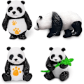 Pikkukuva 1 / 5: Kolmiulotteinen jääkaappimagneetti, helppo tarttua, 3D Panda Fri