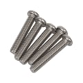 Miniatyrbilde 2 av 5: M8 X 45mm Maskinskruer i 304 rustfritt stål, 5 stk