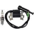 Miniatyrbilde 1 av 5: Tenningspole med tennplugg kompatibel med Honda Gx110 Gx120 Gx140 Gx160 Gx200 5.5hk 6.5hk motor generator gressklipper motor