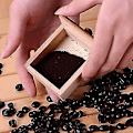 Miniatyrbillede 3 af 5: Vintage Manuel Keramisk Kaffe Grinder Konisk Burr Håndbåret Maker Sving Kaffe