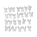 Miniatyrbilde 1 av 5: Påskehare Store Bokstaver Metall Stanseformer Stencil Scrapbooking Diy Album Stempel Papirkort Embossing Dekor