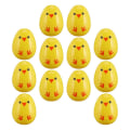 Miniatyrbilde 3 av 5: 12 stk hvite plastegg, gjennomsiktige, fyllbare egg, påfyllbare påskeegg