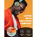 Miniatyrbillede 4 af 5: Bluetooth Active Noise Cancelling Hovedtelefoner, SuperEQ S2 Kablede og Trådløse On-E blue yellow