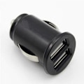 Miniatyrbillede 5 af 5: Dobbelt USB-port billader til bil, 12V 2A cigaretstikadapter med spændingsdisplay, LCD-skærm, USB-strømadapter