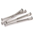 Miniatyrbild 2 av 4: 10 st M6 Möbelskarv Koppling Bult & Lockmutter Kit Används för Spjälsäng Bult Hex Driv Socket Lockmutter - Hex Socket Skruvar Huvud (80mm)
