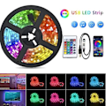 Miniatyrbild 4 av 5: Smart RGB LED-ljussträng med app-fjärrkontroll 5m Flerfärgad