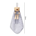 Pikkukuva 3 / 5: Pyyhe koralli fleece ripustuspyyhe kylpyhuone ripustuspyyhe Blue Bear hand towel