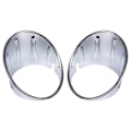 Miniatyrbillede 1 af 5: Til Mini Cooper R55 R56 R57 R58 R59 Chrome Tågelampe Lygteafdækning Forreste Kofanger Ring Trim 51117248791