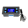 Miniatyrbillede 1 af 5: Digital temperaturregulator 12v 24v LCD-display digital termostat høj præcision temperaturstyringsmodul køling opvarmning automatisk panel