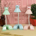 Miniatyrbilde 4 av 4: Nattbordslampe for soverom, Mini barn tegneserie sammenleggbar LED-skrivebordslampe USB-lading lampe leselampe øyebeskyttelse lampe for barn (Grønn frosk)