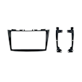 Miniatyrbilde 1 av 5: 2 Din 9 Tommers Bilradio Bilspiller Dvd Gps Plast Fascia Panel Ramme For Swift 2010-2017 Dash Mount