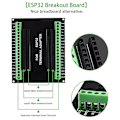 Miniatyrbild 5 av 5: Esp32 Breakout-kort Gpio 1 till 2 Kompatibel med Nodemcu-32s Lua 38pin Gpio Expansionskort
