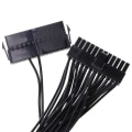 Miniatyrbilde 4 av 5: 24pin 20+4pin Dual Psu Atx Strømforsyningsadapterkabel for Sy