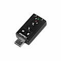 Miniatyrbilde 3 av 4: Usb 7.1-kanals lydadapter driverløs ekstern stereokort lyd Usb