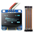 Miniatyrbillede 1 af 5: I2c Oled Display 0,96 tommer Iic Seriel Lcd Led Modul 128 64 Til Med 40 Stk Ledning
