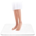 Miniatyrbillede 4 af 4: Bademåtter til badeværelse - Skridsikker - Hvid 17\" x 24\" Memory Foam Badeværelse White