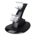 Miniatyrbilde 3 av 5: Oivo USB dobbelkontrollerlader for PS4 Gamepad ladestasjon Dock Controller strømforsyning stativ for Sony Playstation 4 Slim