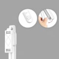 Miniatyrbild 5 av 5: Utökbar 3-i-1 Selfie Stick med Bluetooth-fjärrutlösare och Stativ Vit