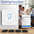 Miniatyrbilde 4 av 5: Tuya WiFi RF433 Smart Switch Modul med Fjernkontroll Hjemmeautomasjon DIY MINI Bryterrelé for Alexa Smart