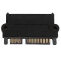Miniatyrbillede 1 af 3: Professionel SFF-8482 SAS til SATA 180 graders adapterkonverter lige hoved