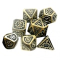 Miniatyrbillede 4 af 5: 7 Stykker Polyhedriske Metal Terninger Til D&d Pathfinder Rpg Spil 05