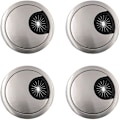 Miniatyrbillede 1 af 5: 4 stk. kabelgennemføring i zinklegering, 60 mm metal kabelgennemføring, kabelhul til skrivebord