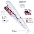 Miniatyrbillede 3 af 5: Mini Bouffant Anion Curler Rod Corn Beard Grid Curl Straight Double Electric Splint Perm black