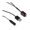 Miniatyrbillede 4 af 4: IR-forlænger 1 stk. IR-modtager + 4 stk. IR-sender emittere repeater-sæt infrarød fjernbetjening Usb-adapter
