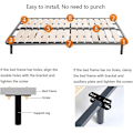 Miniatyrbillede 3 af 5: 2 stk. Metal Justerbar Højde Center Støtteben Til Seng Ramme, Seng Og Sofa Møbler Kabinet Fod Ben Fødder Støtte Heavy Duty, Platform Seng Ramme Re