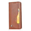 Miniatyrbillede 2 af 5: 3d Rhombus Læder Magnetisk Pung Etui Kompatibel Med Samsung Galaxy S23 Ultra/s23 Plus/s23 Med Kortlomme Brown S23