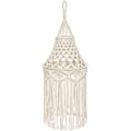 Miniatyrbillede 1 af 6: Blondestoflampe Boho Hængende Pendellampe Moderne Kontor Soveværelse Stue Børneværelse Kollegie Boho Hjem Decor (Pærer Ikke Inkluderet)