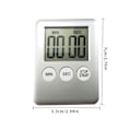 Miniatyrbilde 3 av 4: Digital Kjøkken Timer LCD Display Baking Knapp