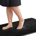 Miniatyrbillede 1 af 4: Bademåtter til badeværelse skridsikre - Sort 17\" x 24\" Memory Foam Badeværelse black