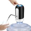 Vattenpump för flaskor, bärbar USB-laddningsbar dricksvattenpump (012 svart*1st black
