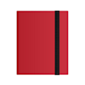 Miniatyrbillede 1 af 3: Bestsalecard Opbevaringsbog Kortalbum Mappe, 9 Slots, 360 Side Loading Pocket Mappe Red Nine squares
