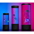 Miniatyrbillede 2 af 5: Led Jellyfish Lava Lampe Multicolor, Natlampe USB large