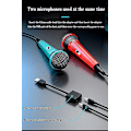 Miniatyrbilde 4 av 4: Gaming-mikrofon Dobbel kablet mikrofon med bryter for PS5/ps4/xboxone/n-switch/pc