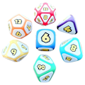 Miniatyrbild 1 av 5: 7PCS Svampparti Bordsspel Rollspel Tärningar, Coola Spel DND Tärningssats D D Familj Bordsspel Tärningar