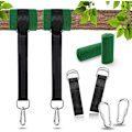 Miniatyrbillede 1 af 4: Heavy Duty Hængekøje Stropper 150cm D-Ring Hængende Strop - To C