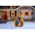 Miniatyrbillede 3 af 5: Nativity Scene Kong Fåre Akryl Udendørs Plæne Dekoration Gulv Indsæt Dekoration